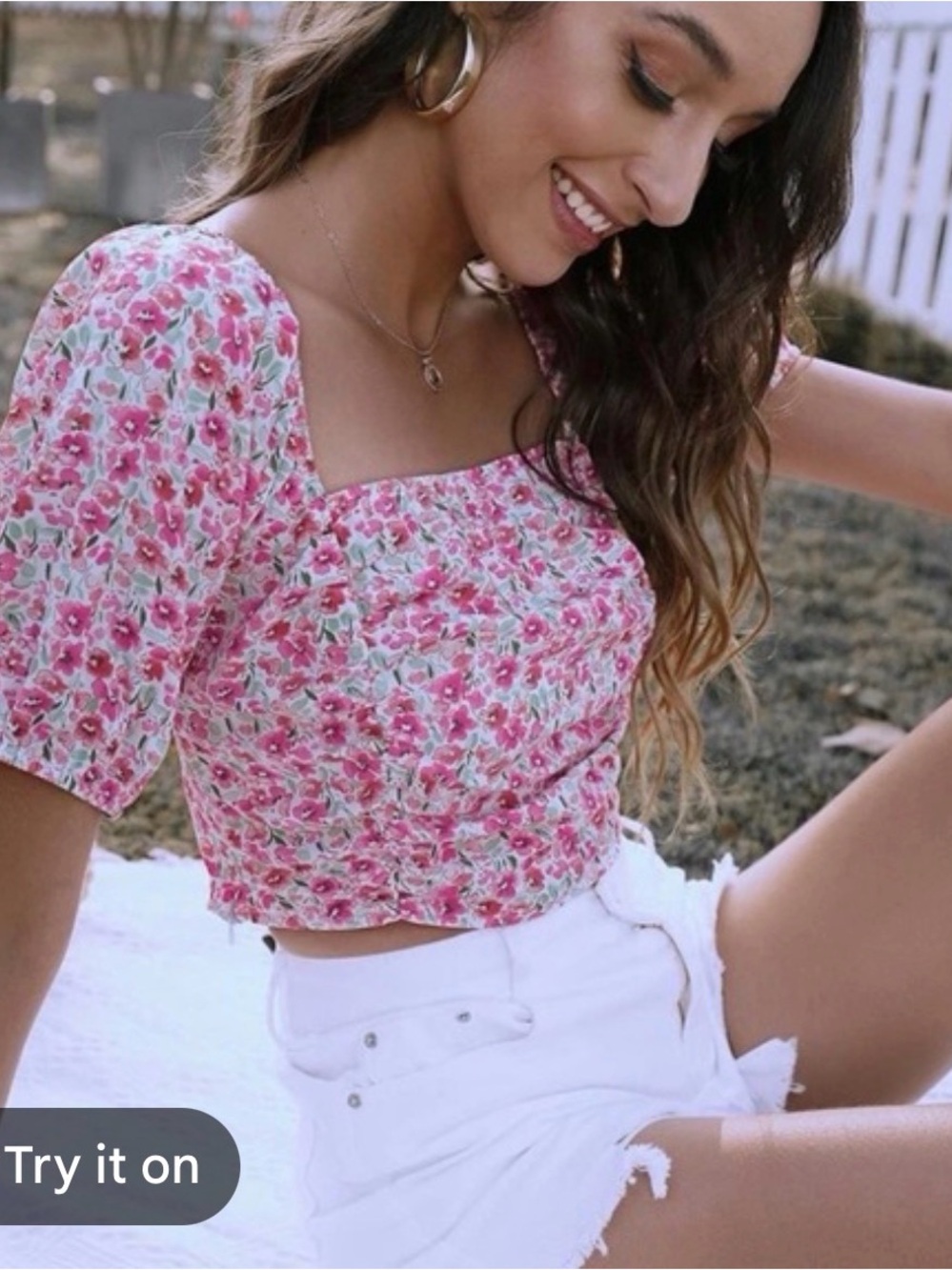 floral top